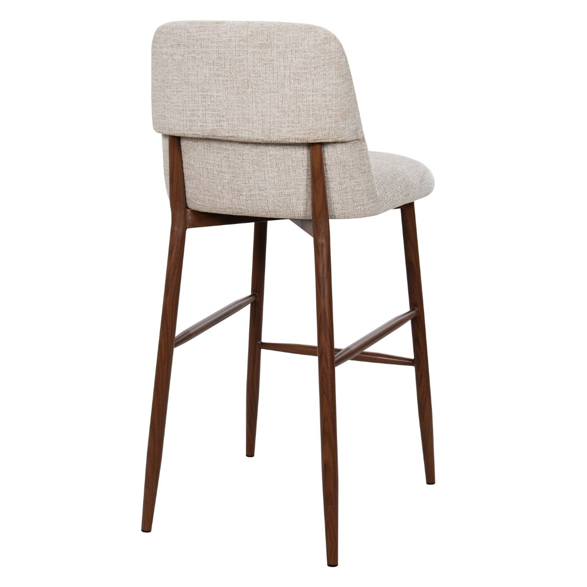 DL SAVANNA Beige elegant Upholstered indoor bar stool